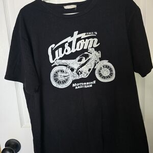 Altar'd State Black Graphic Motorbike Tee